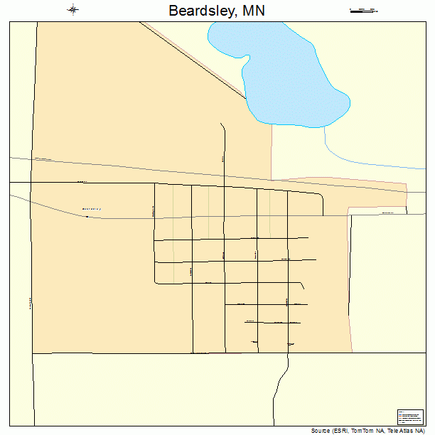 Beardsley, MN street map