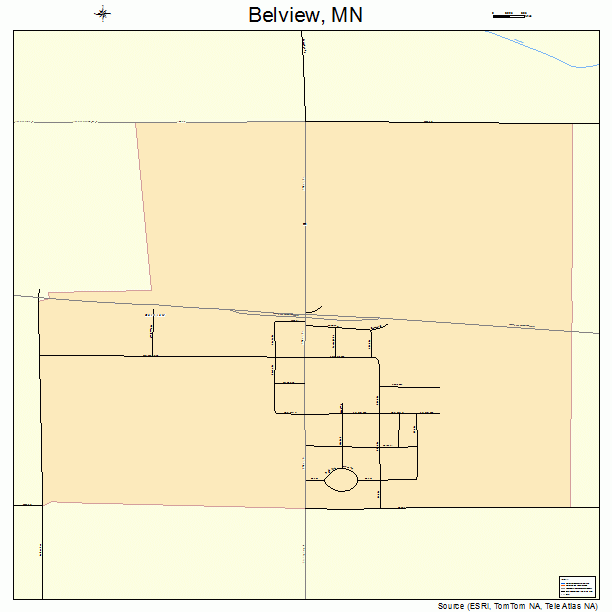 Belview, MN street map