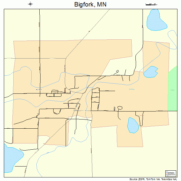 Bigfork, MN street map