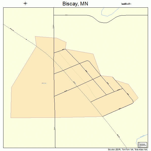 Biscay, MN street map
