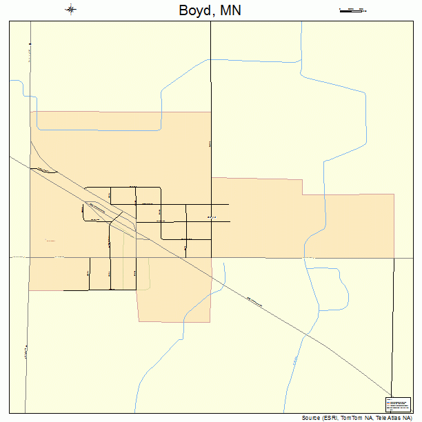 Boyd, MN street map