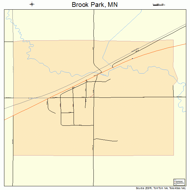 Brook Park, MN street map