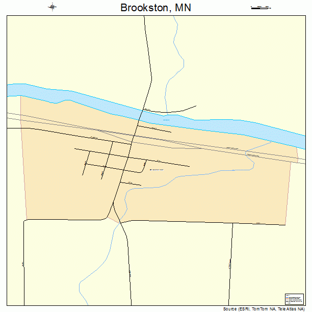 Brookston, MN street map