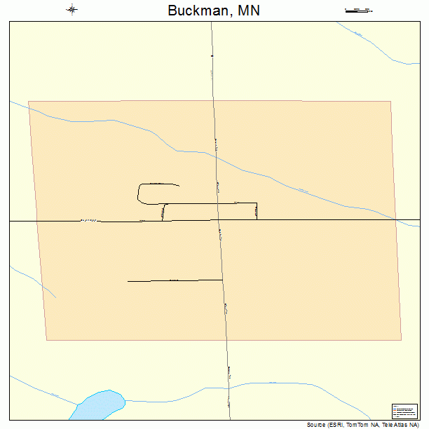 Buckman, MN street map
