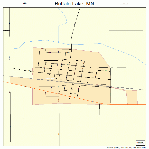 Buffalo Lake, MN street map