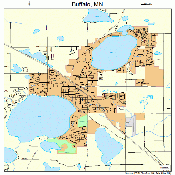 Buffalo, MN street map