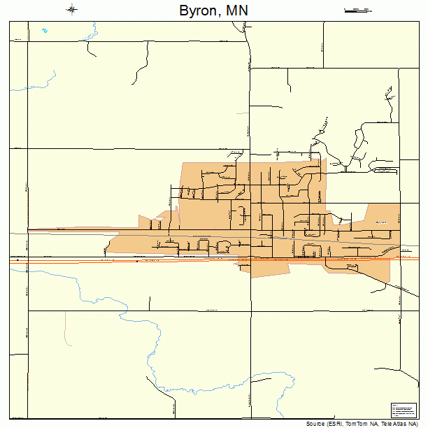 Byron, MN street map