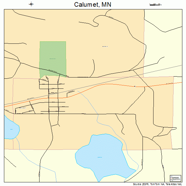 Calumet, MN street map