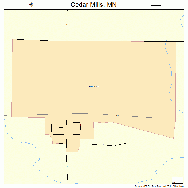 Cedar Mills, MN street map