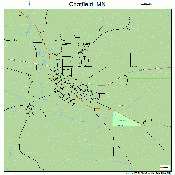 Chatfield, MN street map