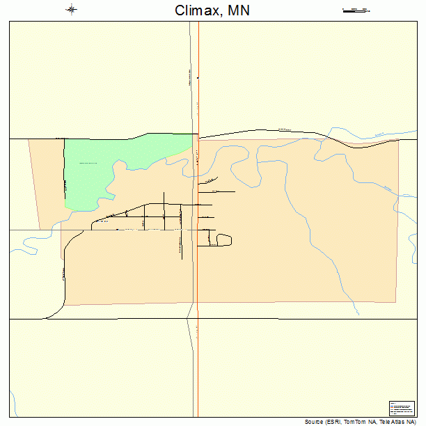 Climax, MN street map