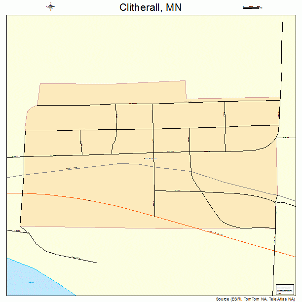 Clitherall, MN street map