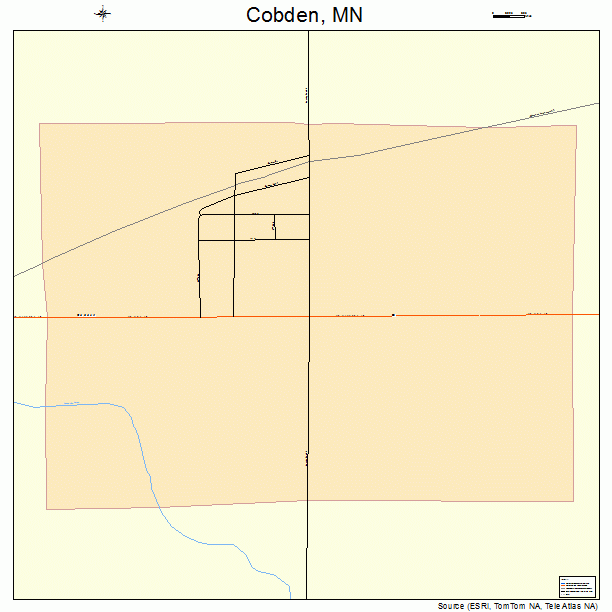 Cobden, MN street map