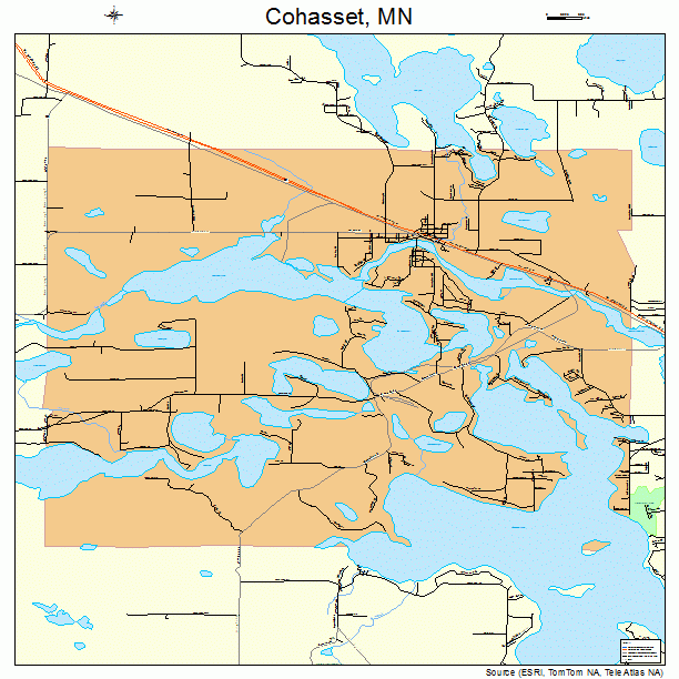 Cohasset, MN street map