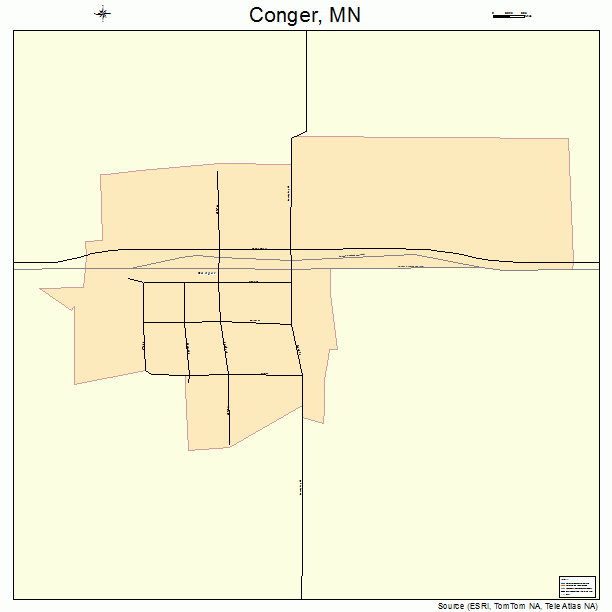 Conger, MN street map