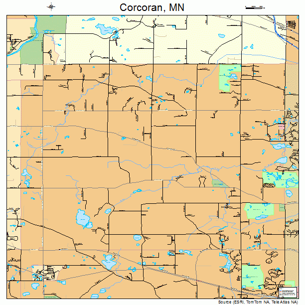 Corcoran, MN street map