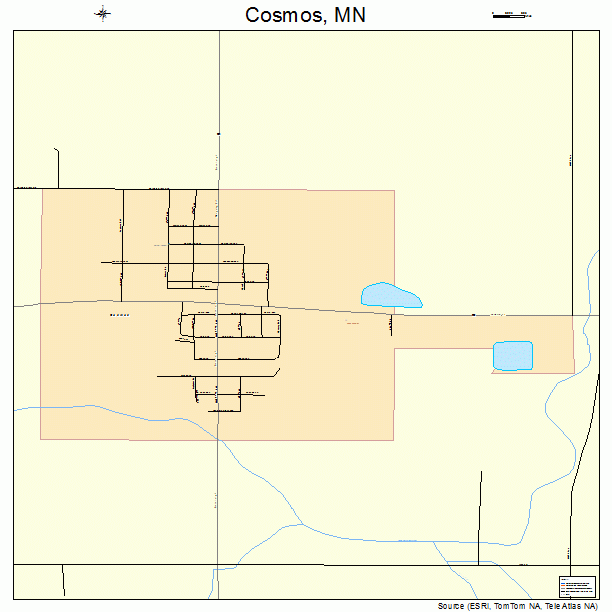 Cosmos, MN street map