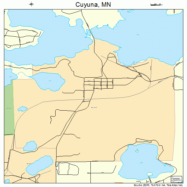 Cuyuna, MN street map
