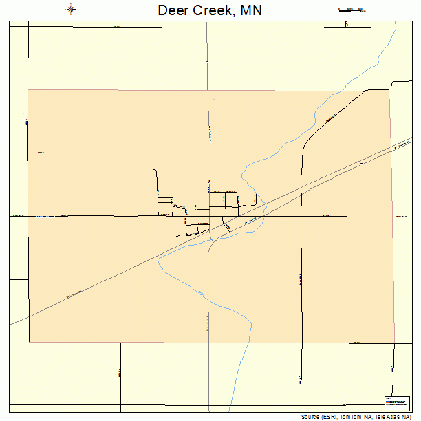 Deer Creek, MN street map