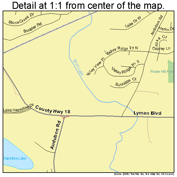 Chanhassen, Minnesota road map detail
