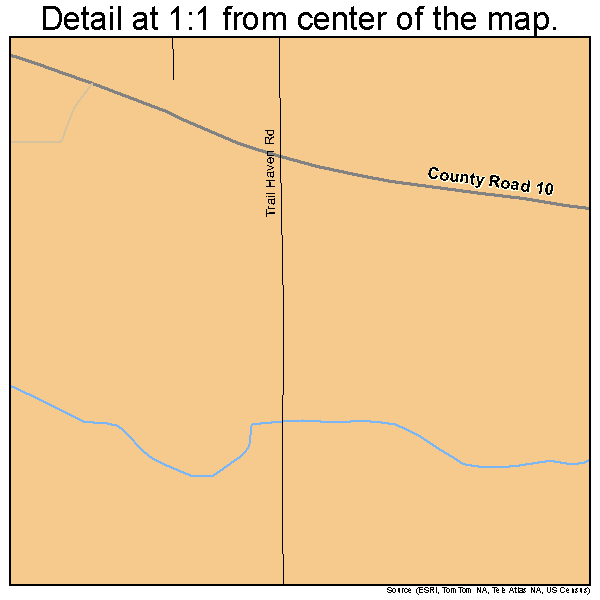 Corcoran, Minnesota road map detail
