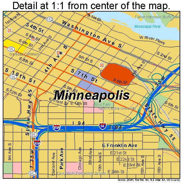 Minneapolis-St. Paul Street Series Maps - TDA, MnDOT