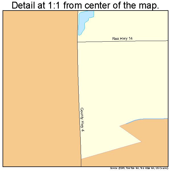 Naytahwaush, Minnesota road map detail