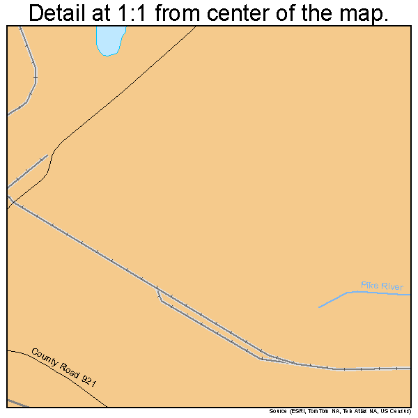 Virginia, Minnesota road map detail