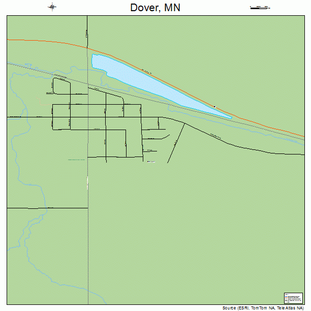 Dover, MN street map