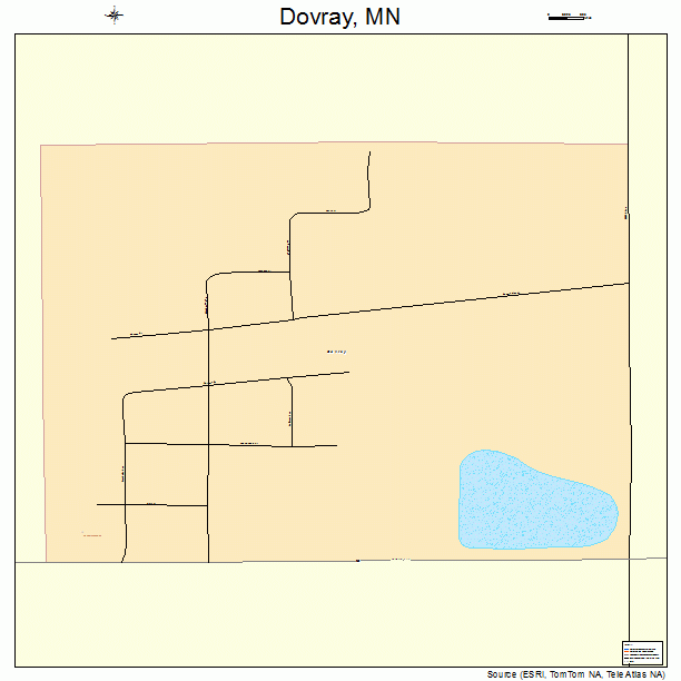 Dovray, MN street map