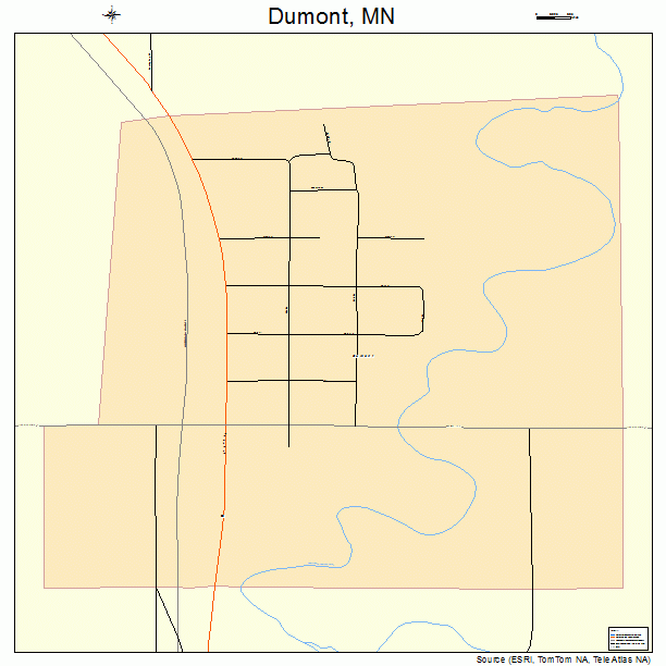 Dumont, MN street map