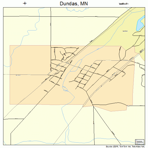 Dundas, MN street map