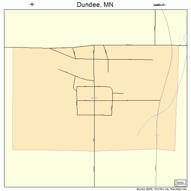 Dundee, MN street map