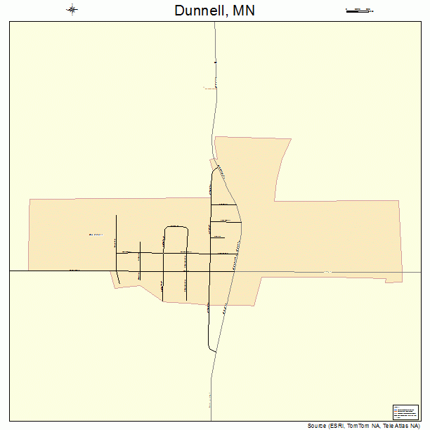 Dunnell, MN street map