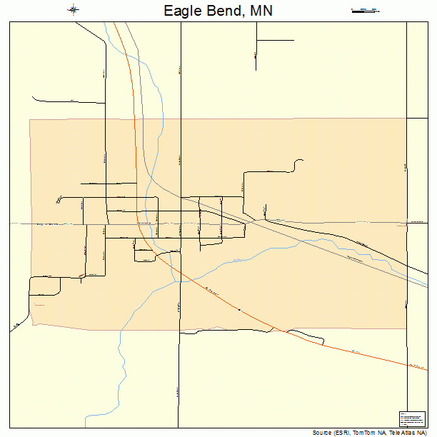 Eagle Bend, MN street map