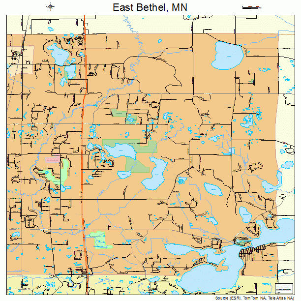 East Bethel, MN street map