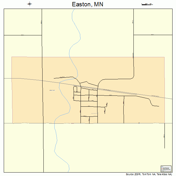 Easton, MN street map