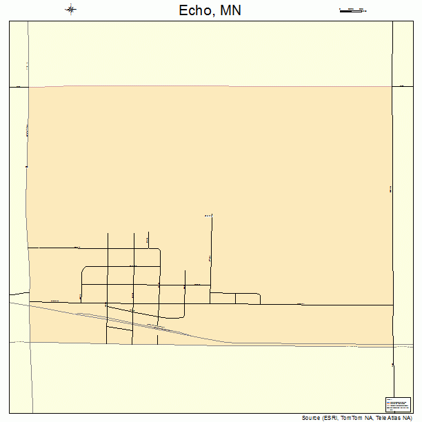 Echo, MN street map