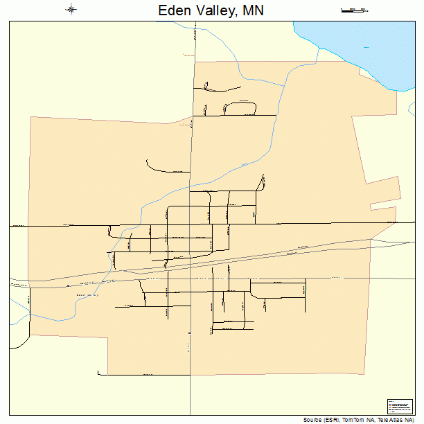 Eden Valley, MN street map