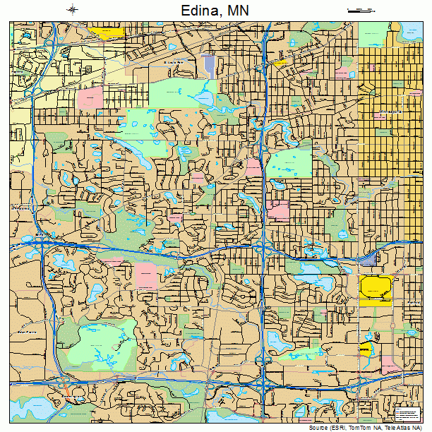 Edina, MN street map