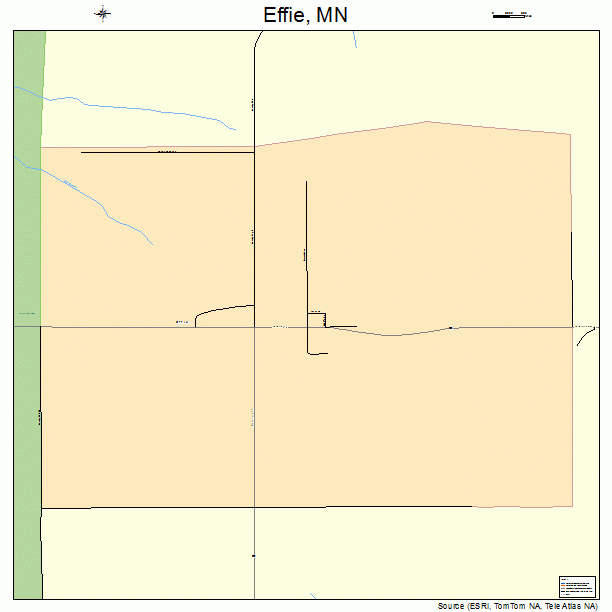 Effie, MN street map