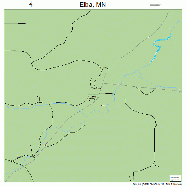 Elba, MN street map