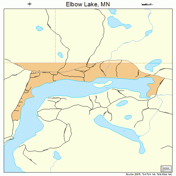 Elbow Lake, MN street map