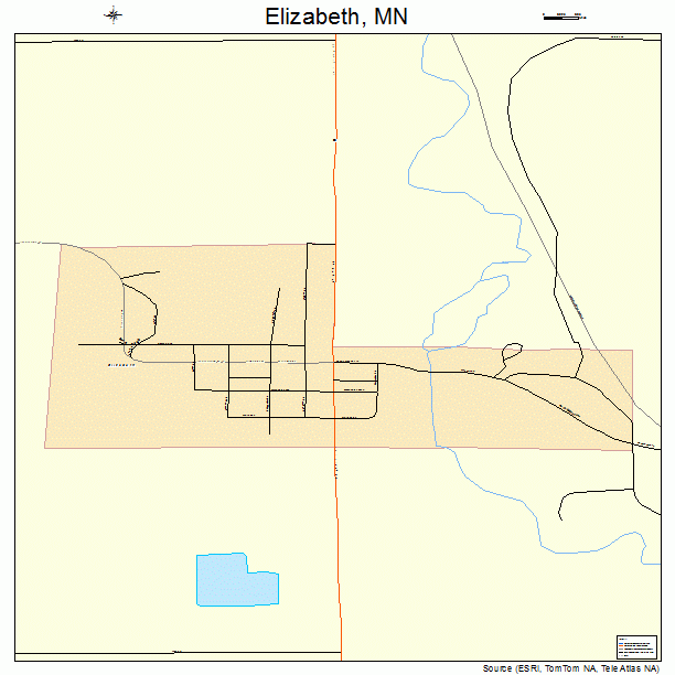 Elizabeth, MN street map