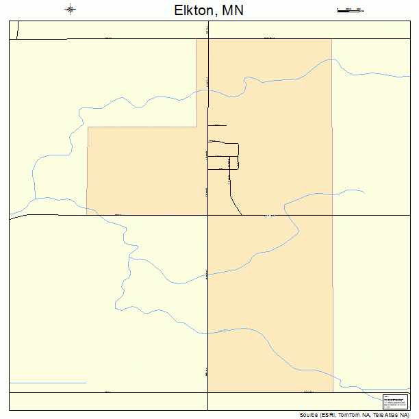 Elkton, MN street map
