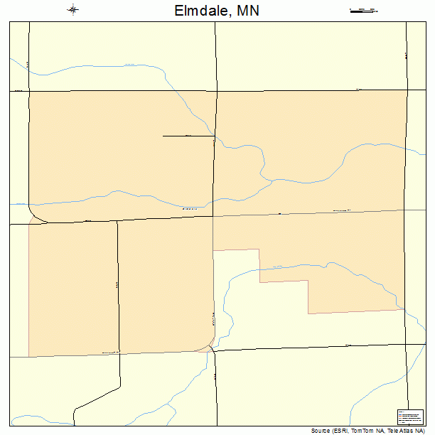 Elmdale, MN street map