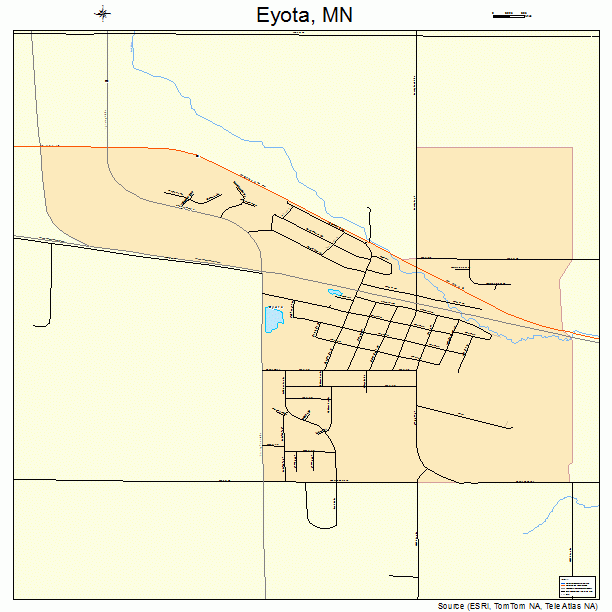 Eyota, MN street map