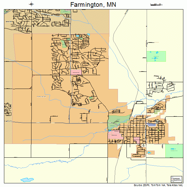 Farmington, MN street map