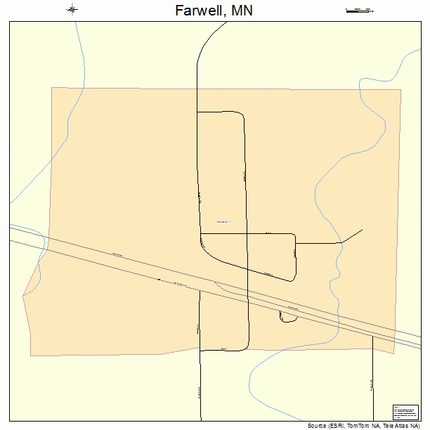 Farwell, MN street map
