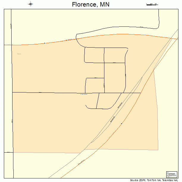 Florence, MN street map